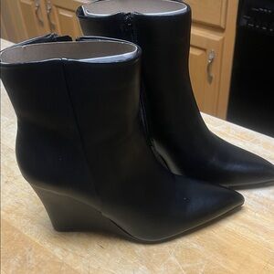 Worthington Black Heeled Ankle Boots